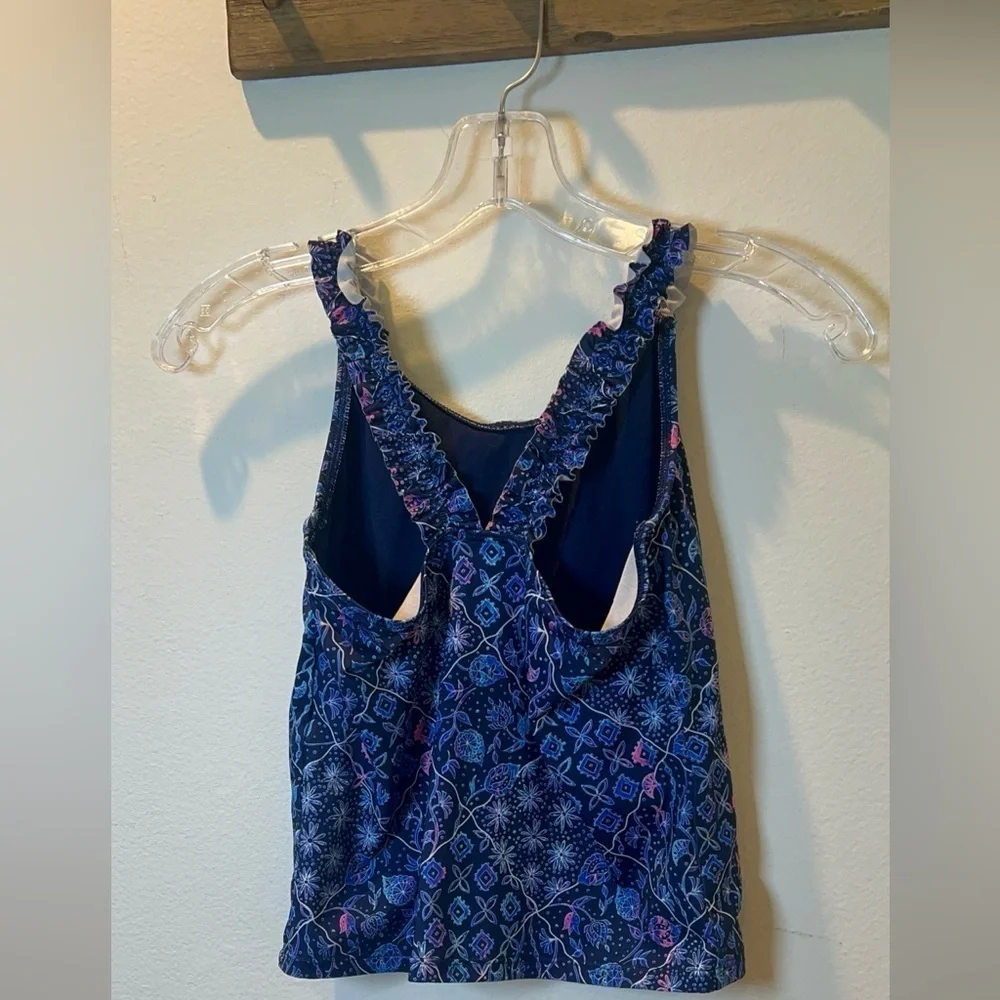 Land End girls tankini swim top size large 10-12